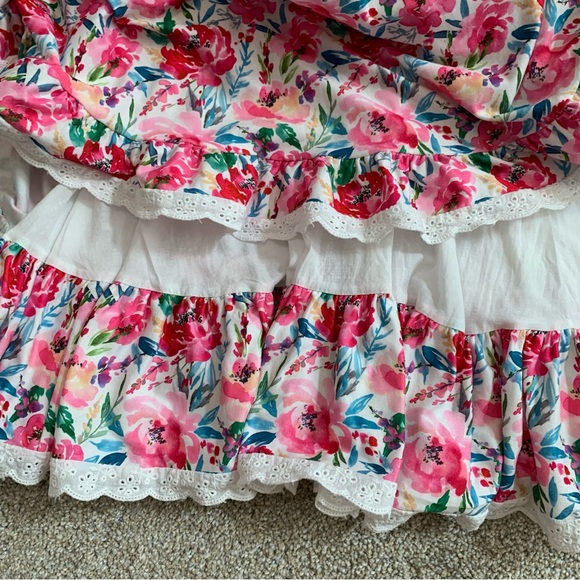 Cheeky Plum 5t Floral Pink Kids Dress - Picture 3 of 6